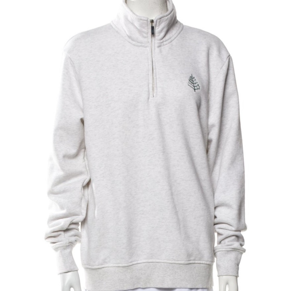 4 Seasons Gray Half-Zip Sweater